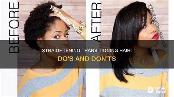 Can I straighten my hair while transitioning?