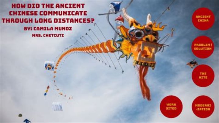 How did the ancient Chinese communicate?