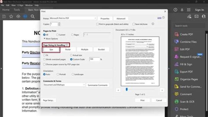 How do I change page size in OpenOffice?
