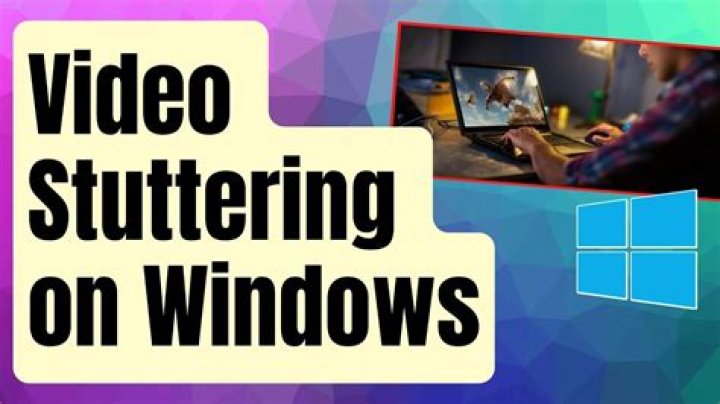 How do I fix video stuttering?