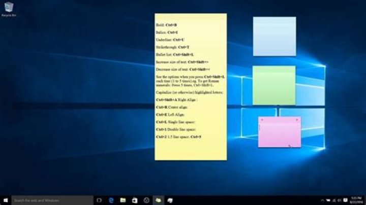 How do I set a sticky note reminder in Windows 7?