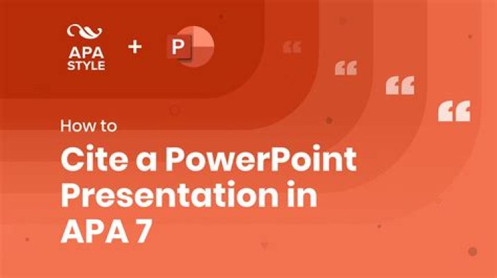 How do you cite a conference presentation in APA 7?