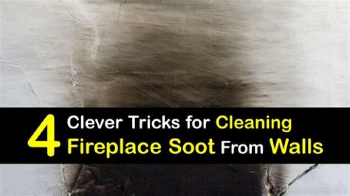 How do you get smoke stains off BBQ walls?