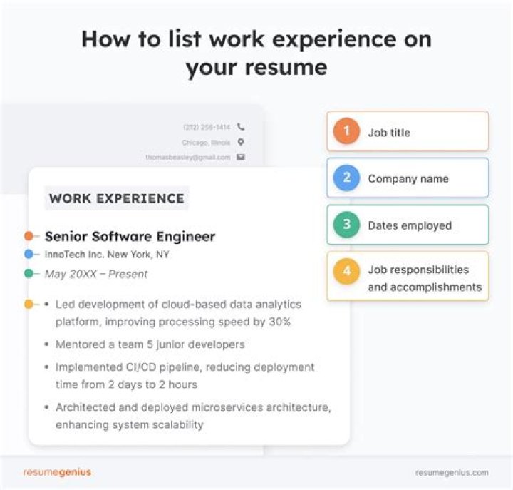 How do you list startup experience on a resume?