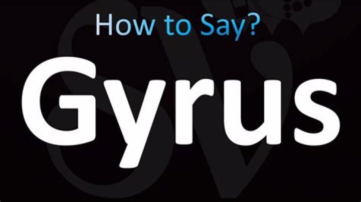 How do you pronounce gyrus?