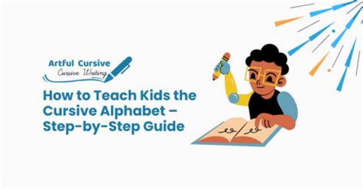 How do you teach kids cursive writing?