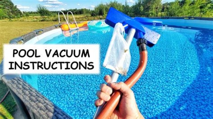 How do you vacuum an above ground pool with a sand filter?