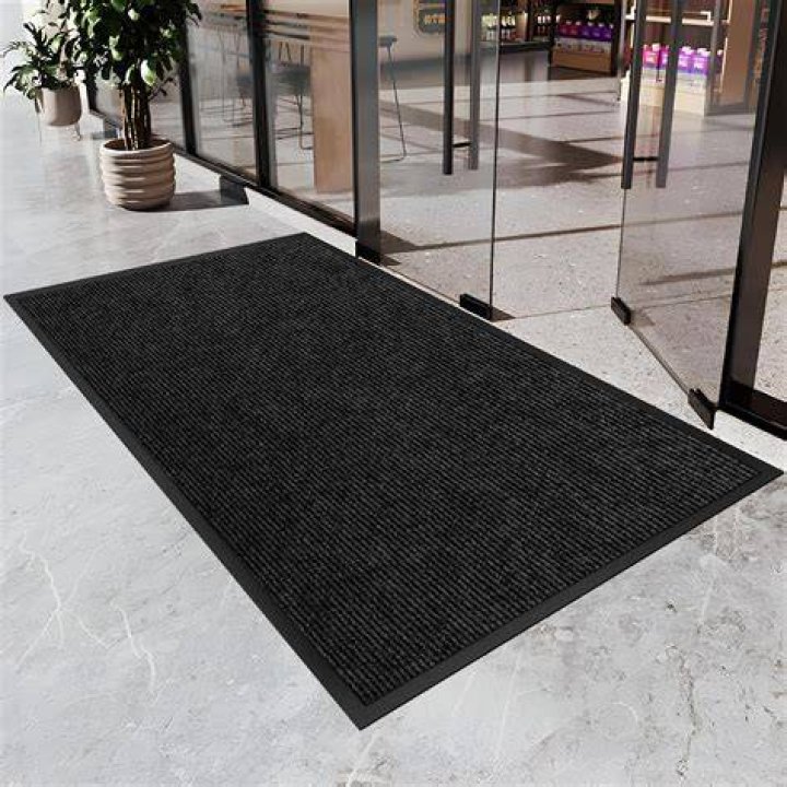 How do you wash an entrance mat?