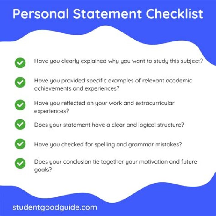 How long should my personal statement be UCAS?