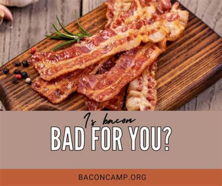Is overcooked bacon bad for you?