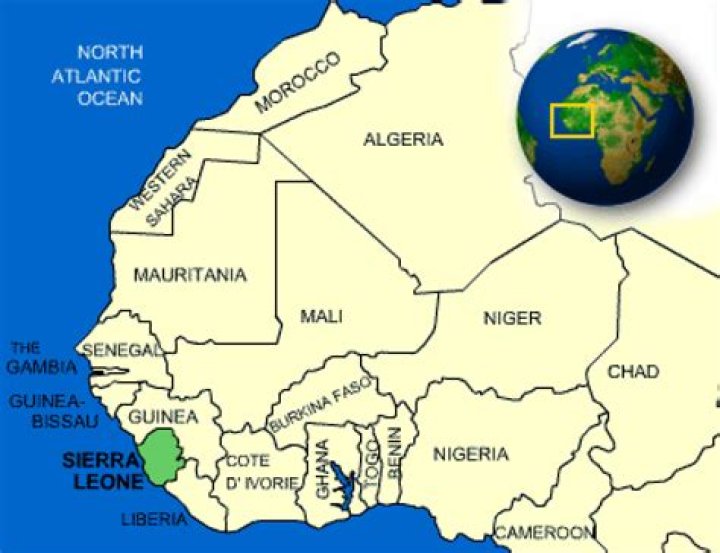 Is Sierra Leone close to Ghana?