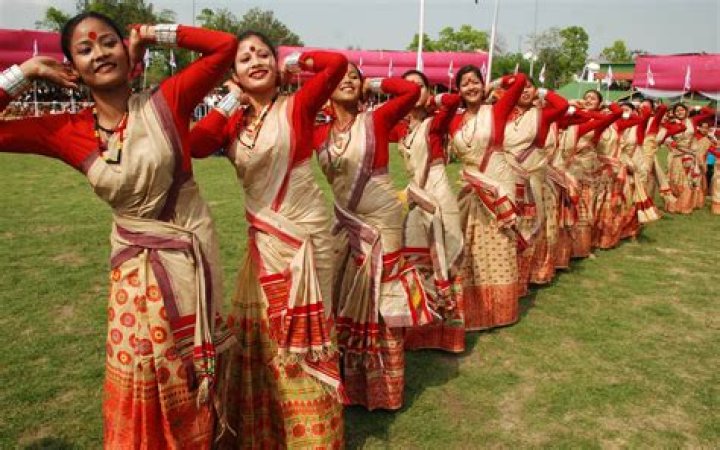 What do Bihu dancers wear?