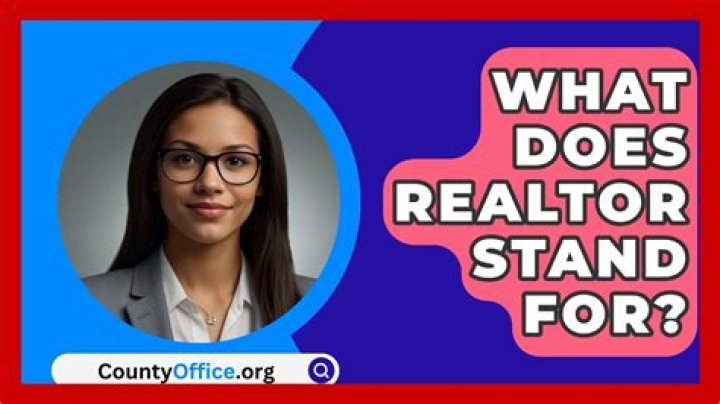 What does Realtor stand for?