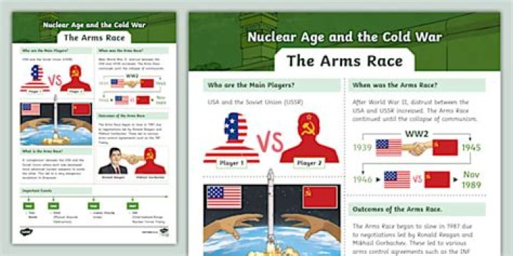 What ended the arms race cold war?