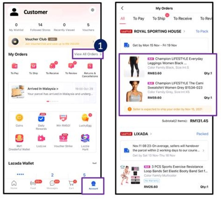 What happen if I cancel order in lazada?
