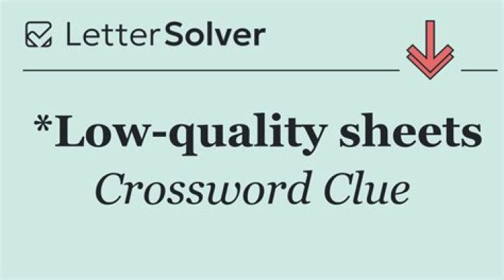 What is another word for low quality?