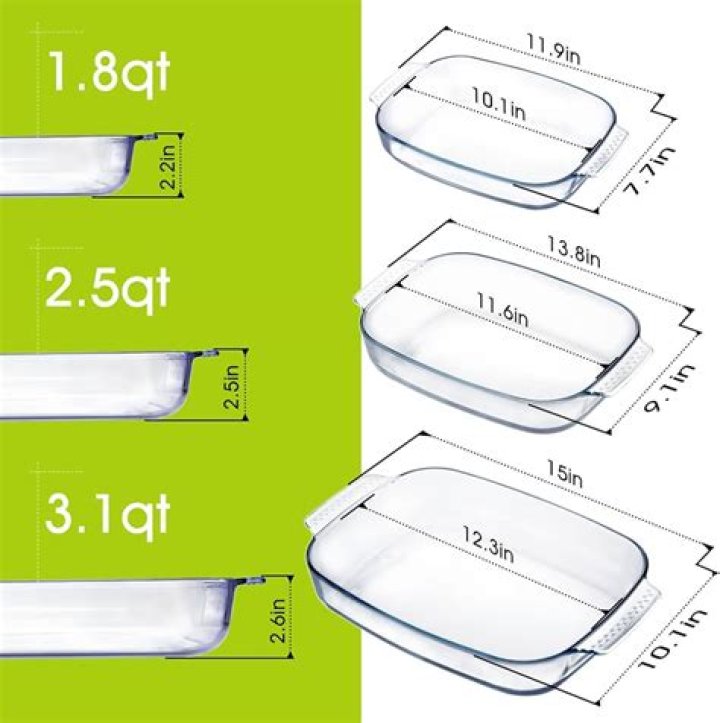 What size is a small baking dish?