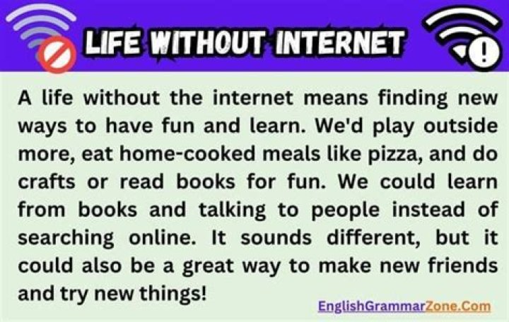 What would people's lives be like without Internet?