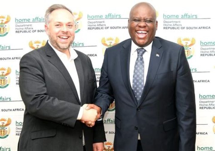 Who is the Deputy Minister of Home Affairs in South Africa?