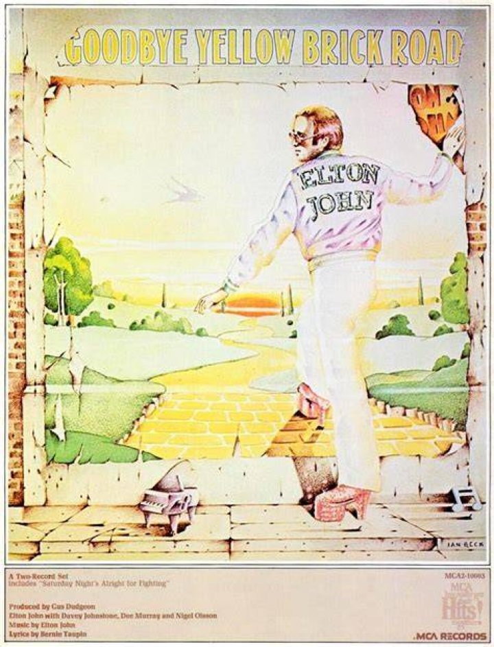 Who wrote yellow brick road Elton John?