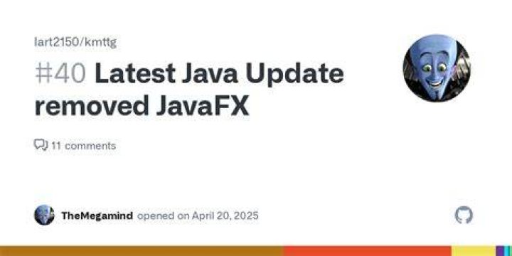 Why was JavaFX removed?