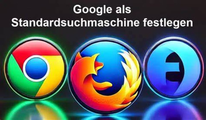 Wie stelle ich bei Firefox Google als Suchmaschine ein?